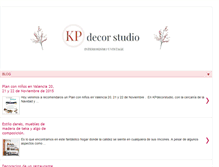 Tablet Screenshot of blogdecoracionvintage.com